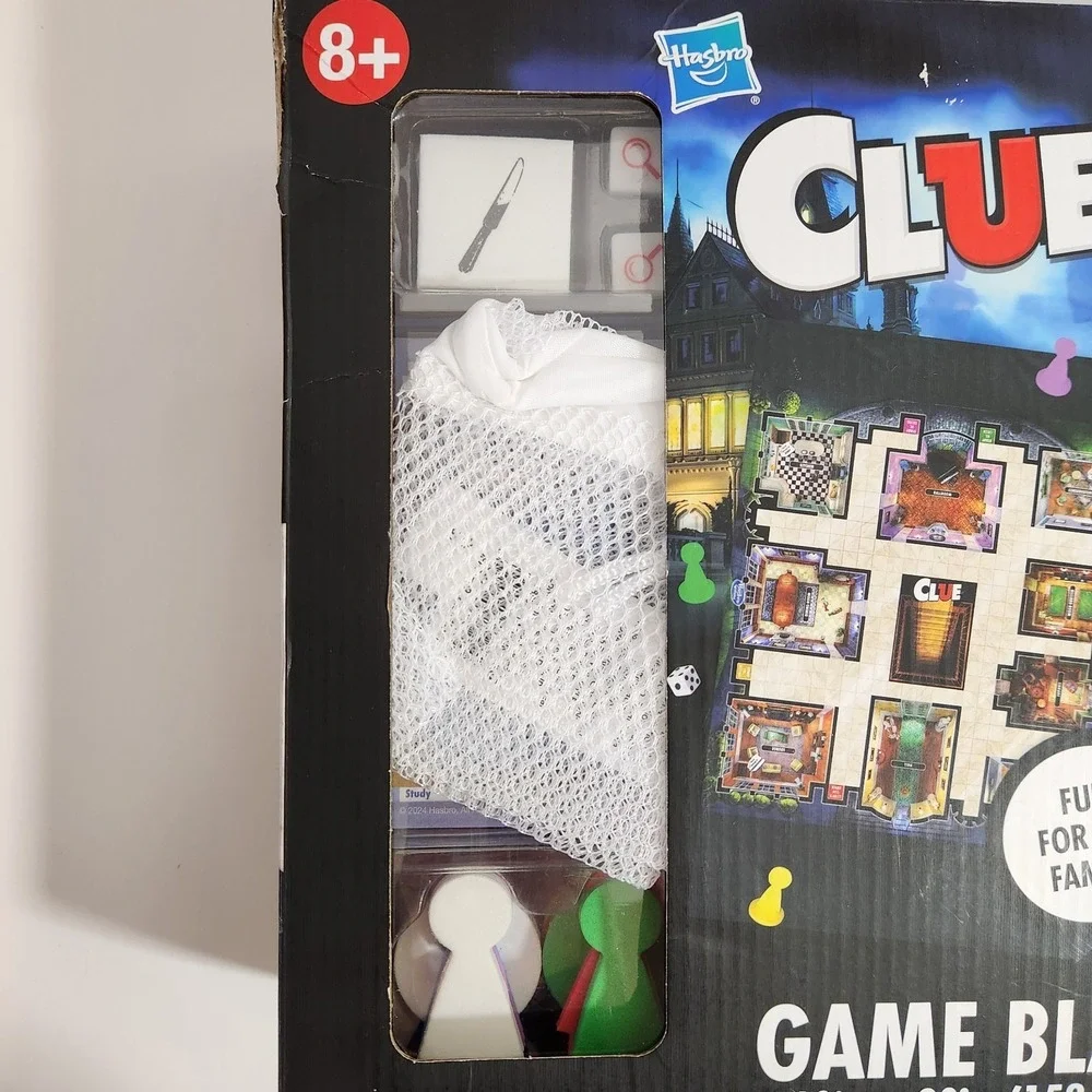 NEW Hasbro Clue Game Blanket 60x90 Family Floor Game Complete w Box 2024